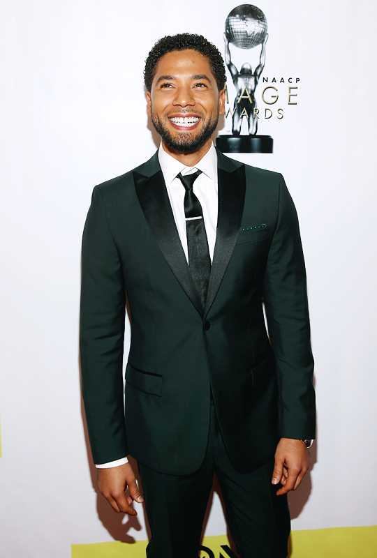 awardseason:     Jussie Smollett attends the 48th NAACP Image Awards at Pasadena