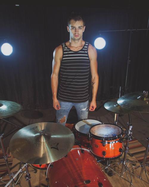 blake-letellier:I shot a drum play through with @i_drum_ for our song, “This Is Who I Am” and we’ll 