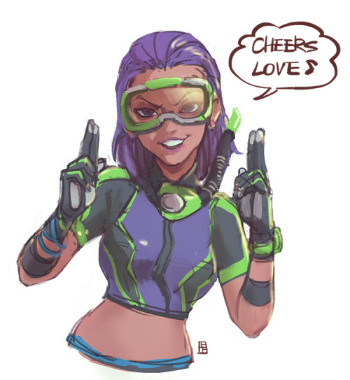akapost:Got her new skin! yay! “Hey Gabe, who am I?” *puts on goggles*Love it!