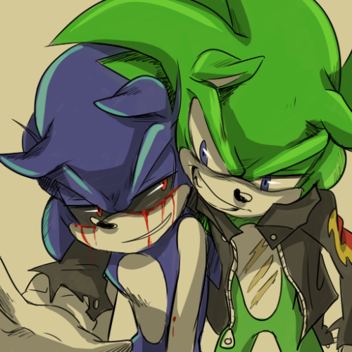 swiftdagger-con:  mcu-trinityofmusic:  X  *Fangirls* sonic.exe and sxcourge *squels* 