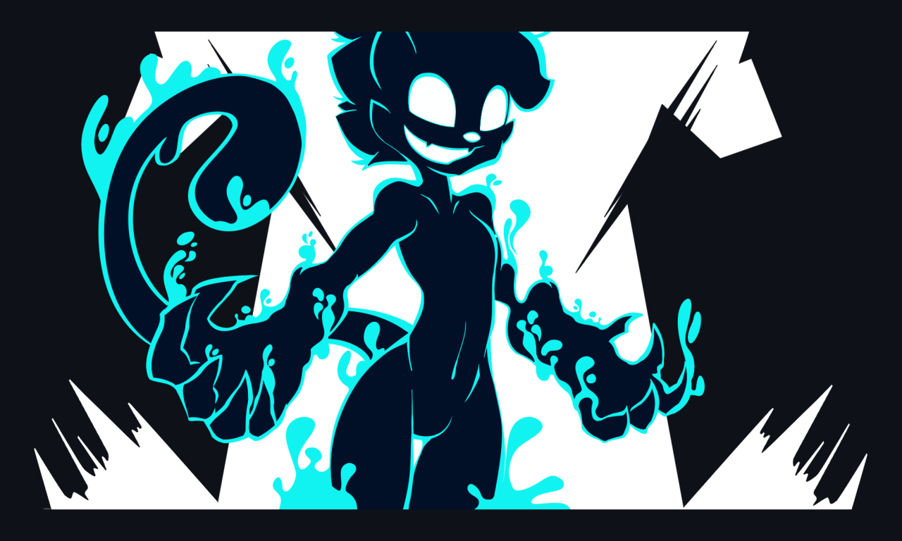 coonblr:  darkeshi:  sherlu:  A proper drawing for @darkeshi  yay!   morning reblog