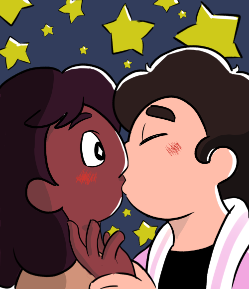 kradarshi-kun:And the last one about connie and steven.I try with acuarelas this time, im kind of ne