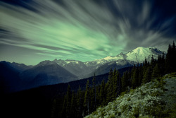 planet-earthh:  Mt. Rainier on LSD (Explored)