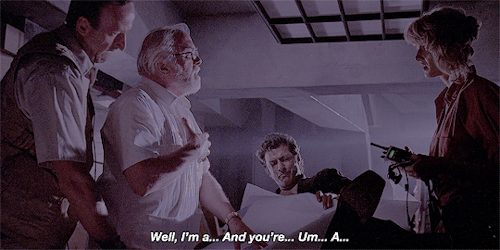 jurassicdaily:  JURASSIC MEME: (1/3) quotes → “Look… We can discuss sexism in survival situations when I get back.”