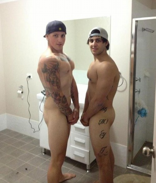 brosandbromance:  Save water: Shower with a bro! 