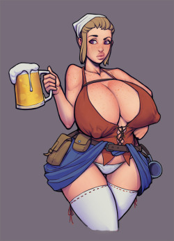 boobsgames:  Carla, the tavern owner from