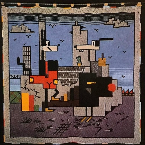 pressworksonpaperblog:andrea branzi, “metropolitan couple”, tapestry, 1977. from “the hot house: ita