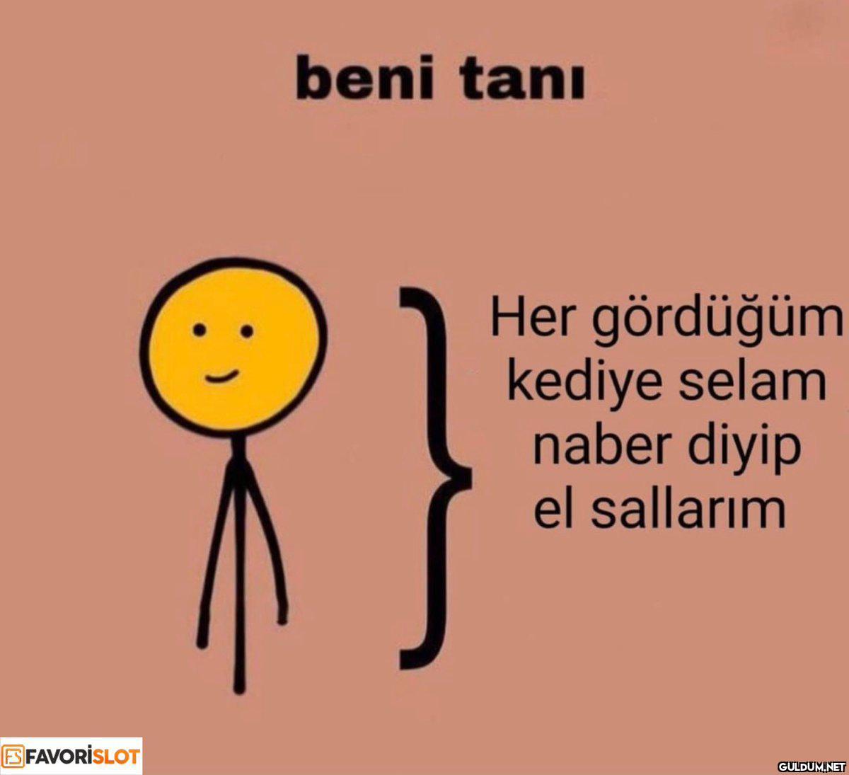 beni tanı Her gördüğüm...