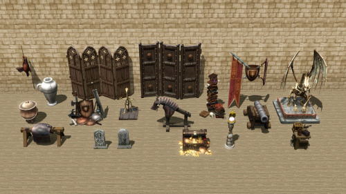  The Sims Medieval Total Conversion Catalog - by votenga at MTSOver 600 objects converted for the si