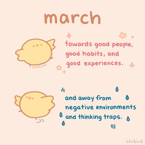 chibird:Happy March friends! ✨ I tried something more experimental, and I really hope you all l