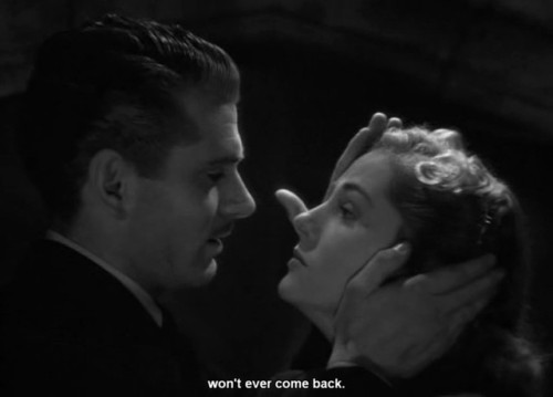 violentwavesofemotion: Rebecca (1940)dir. by Alfred Hitchcock
