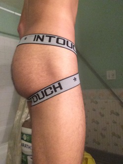 666-universe:Today I have the jockstrap on.