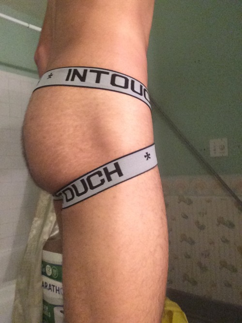 Porn 666-universe:Today I have the jockstrap on. photos