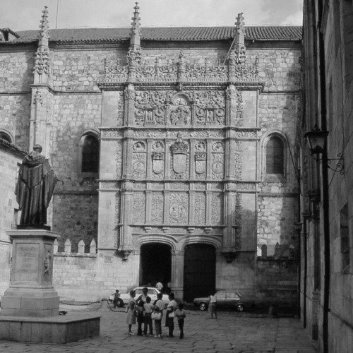 Fachada plateresca, Salamanca, 1984.