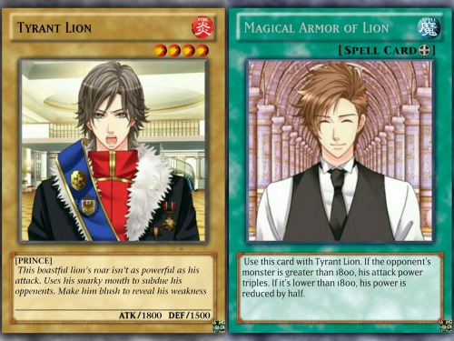 If Be My Princess Were Yu-Gi-Oh Cards