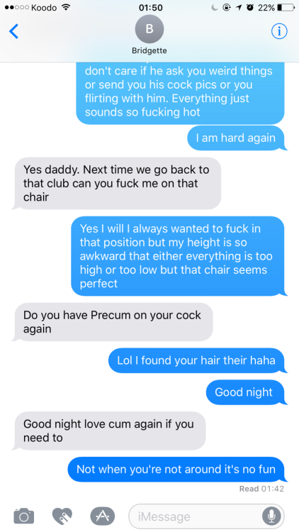 Hotwife text part 2http://Amazingtitsnass.tumblr.com