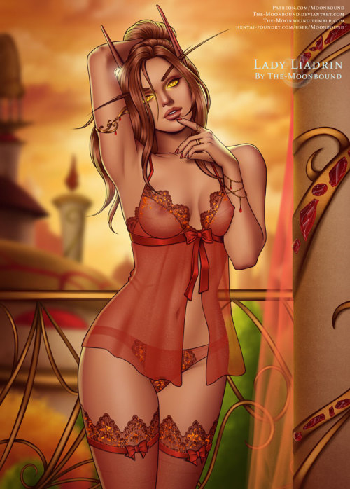 theagar: (via Ruby Romance: Lady Liadrin by The-Moonbound on DeviantArt)