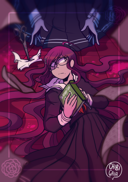 chibigaia-art:  my piece for @dr-protag-zine from last year!Got lucky enough to draw Touko hehehyou can get it as a print and more here!