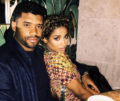 yin-meets-yang:  mediumbighead:  love is so beautiful ❤️  Congrats Ciara & Russell.  They are SO precious