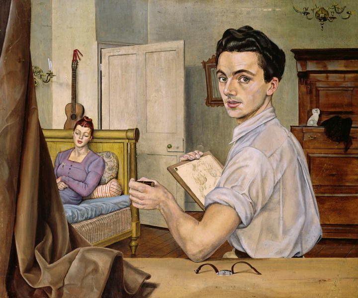 blastedheath:  Peter Samuelson (British, 1912-1996), Self-portrait, 1939. Oil on