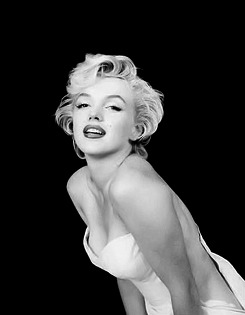 monroess-deactivated20130808:  “That’s all right” Greene said as the dress was too small for Monroe, “just hold it up against you.” - Milton Greene photographing Marilyn Monroe for ‘The Ballerina Sitting,’ September, 1954. 