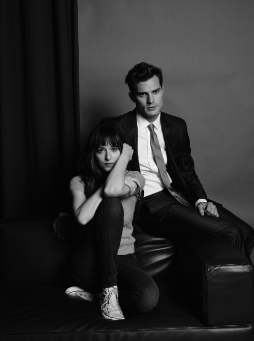 Anastasia Rose Steele & Christian Trevelyan Grey. [Outtake from the EW Photoshoot 2013]Source : 