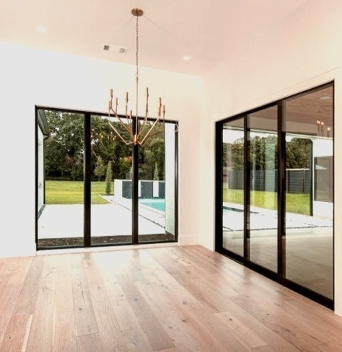Dining Room Breakfast Nook In DallasExample Of A Mid-sized Trendy Breakfast Nook Design With Beige Walls