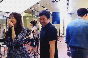 wonhobe:  W first kiss behind the scenes~