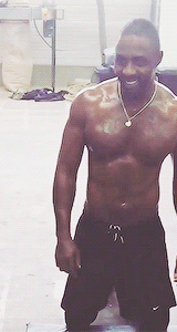 blackmen:“Training for my next Film. Bastille Day. Grinding.” - Idris Elba