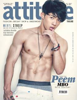 hunkxtwink:  Peem for Attitude Magazine Thailand