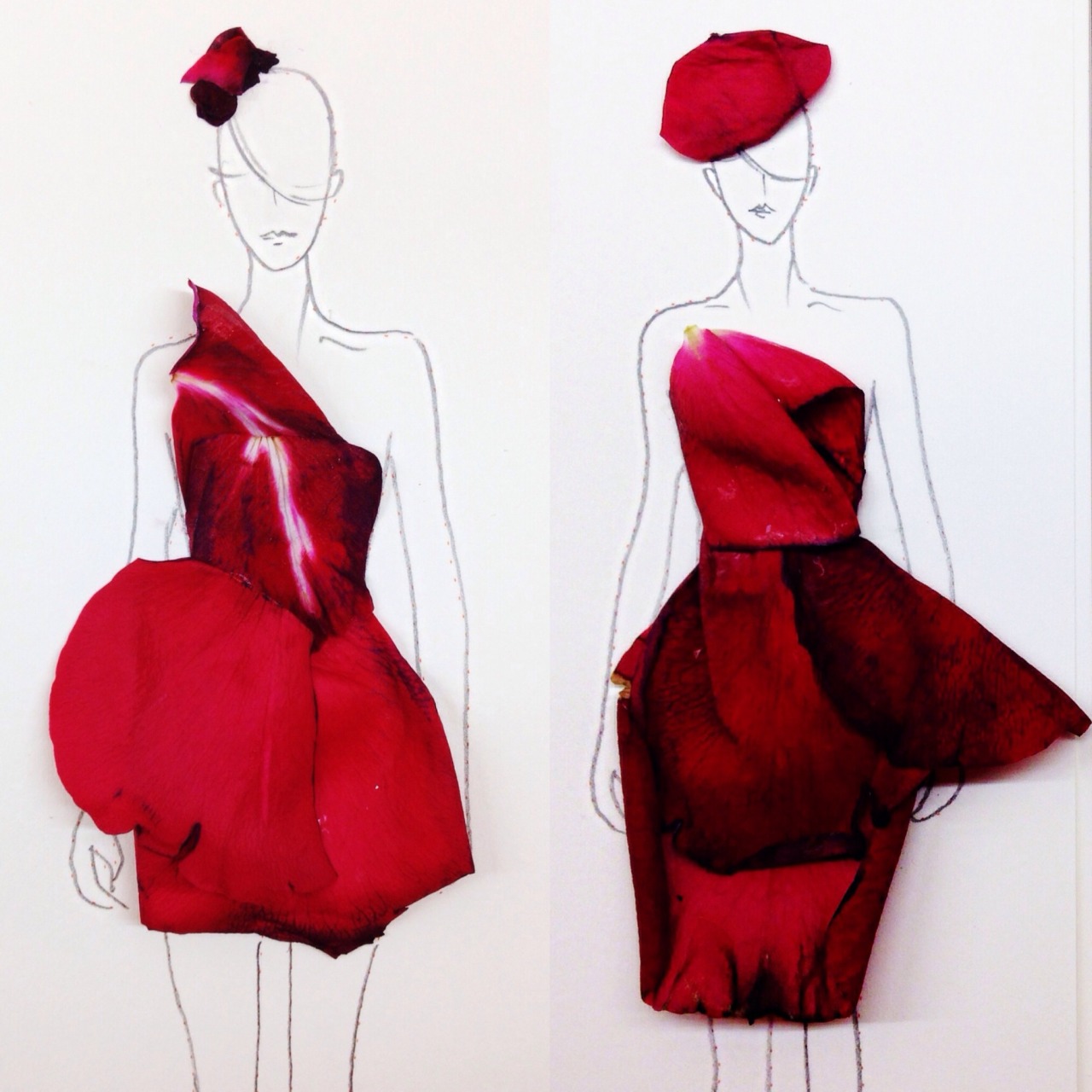 fashionaryhand:  Creative Fashionary sketches by Grace Ciao Grace is a fashion illustrator