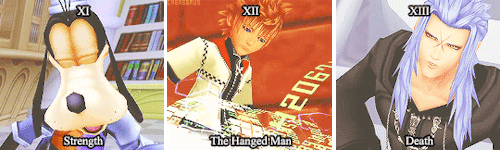caerberus:  KINGDOM HEARTS + MAJOR ARCANA TAROT CARDS;[insp]