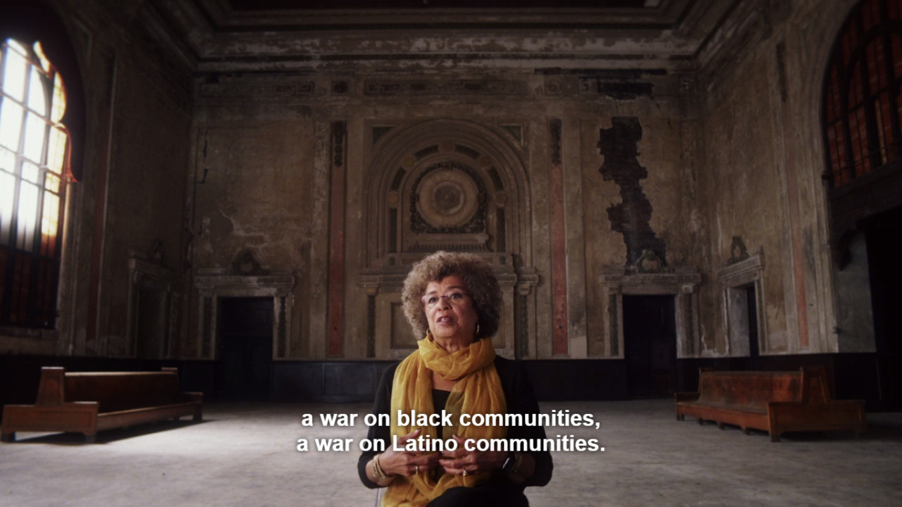 uglybarnes: Angela Davis on the war on drugs in 13th (2016) Dir. Ava DuVernay 