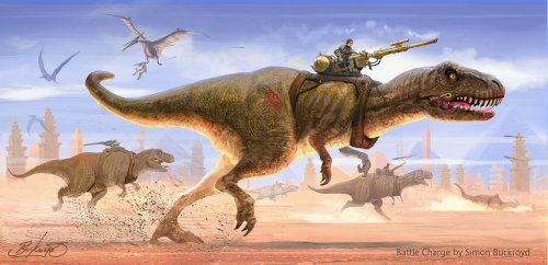 awesomedigitalart:  BattleCharge by Simon Buckroyd by Binoched