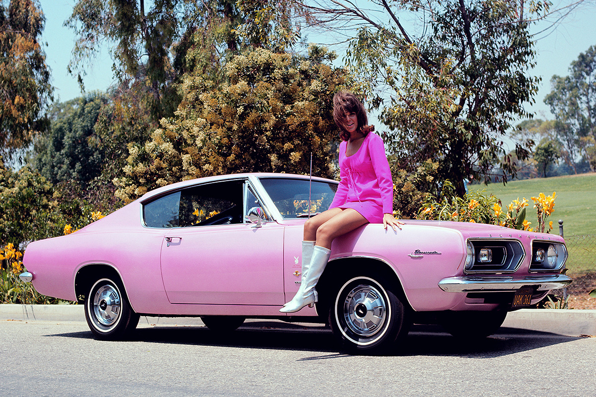 20th-century-man:  Playboy’s Playmates of the Year and their cars, 1964-19751964