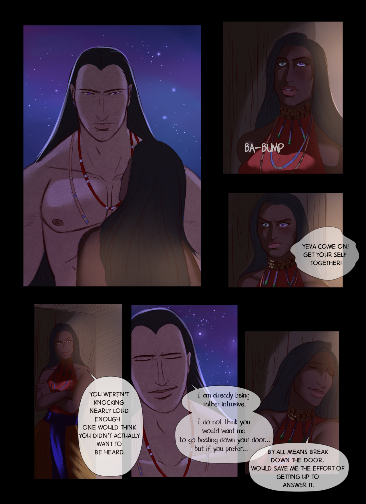 lavahanje:  Well here we go. Finally done! This is a little erotic comic featuring