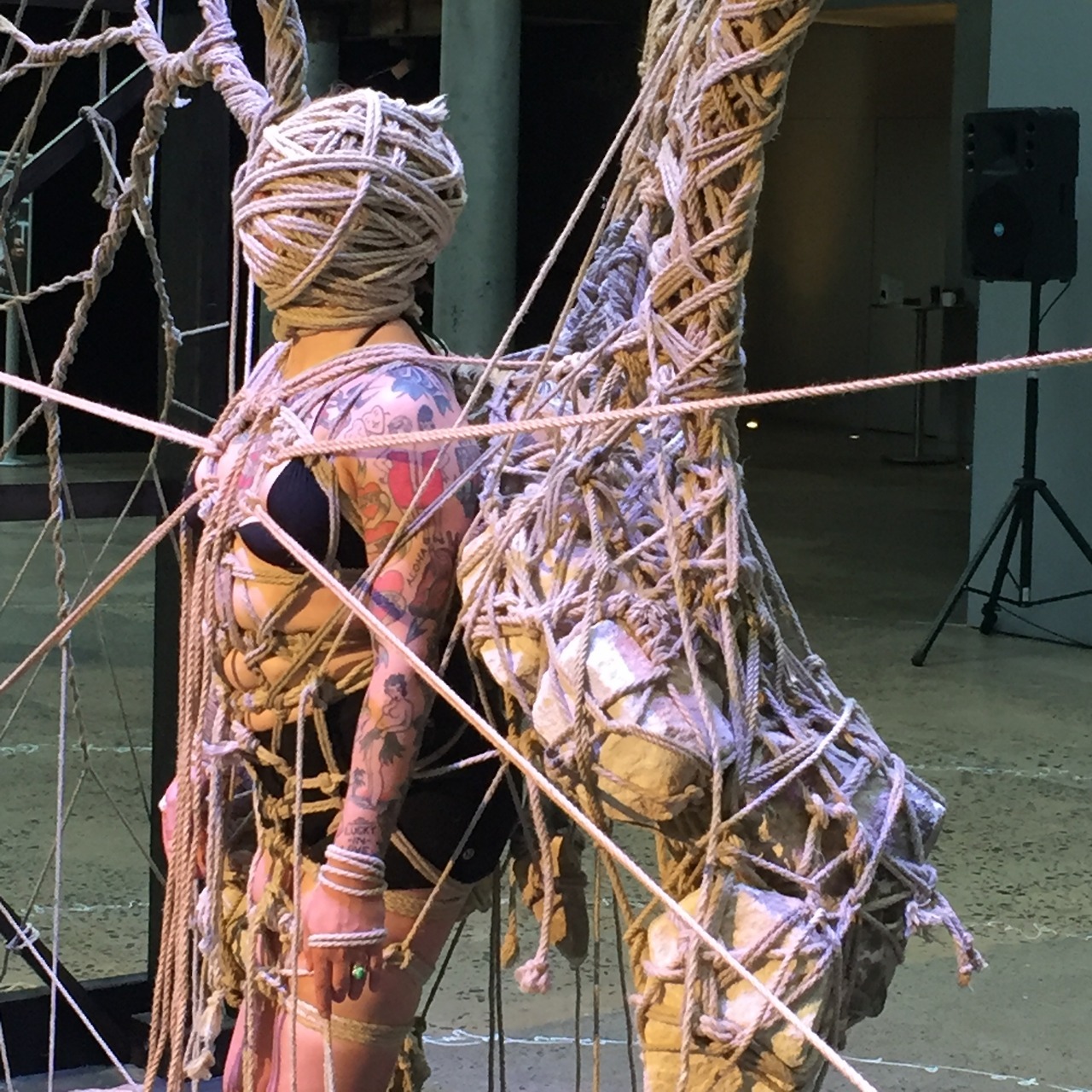 garthknight:    Nemeton 6 (Emma) The 6th &amp; final live installation @carriageworks