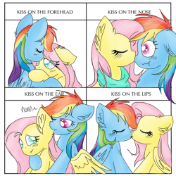 FlutterDash Kiss meme by EstheticArt  X3