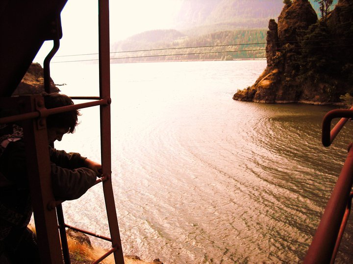 skybernetic:  Took this picture of a friend while riding a canadian grainer by the