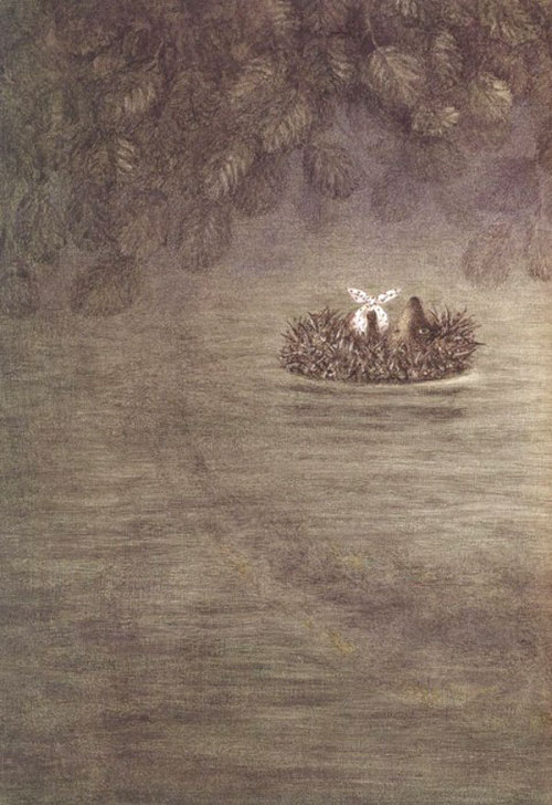 ruscatontheroof: “The Hedgehog in the Fog” S. Kozlov  illustrations by  F.Jarb