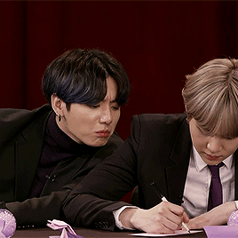 Yoongi: Why Are You Peeking?jungkook: