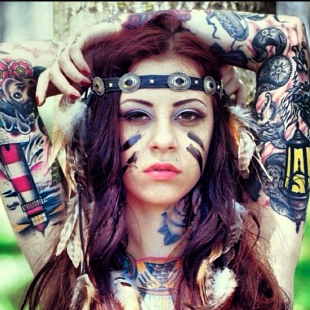 The incredible @zombiegogo is my all time crush. #womancrushwednesday #wcw #suicidegirls