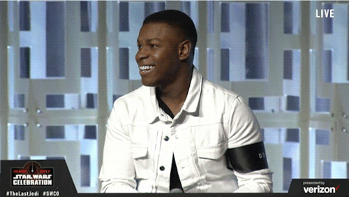piloting-the-storm: John Boyega at “The Last Jedi” Panel