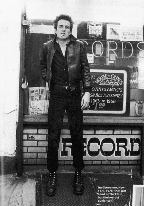 annaholmanthealien: Joe Strummer, New York, 1978