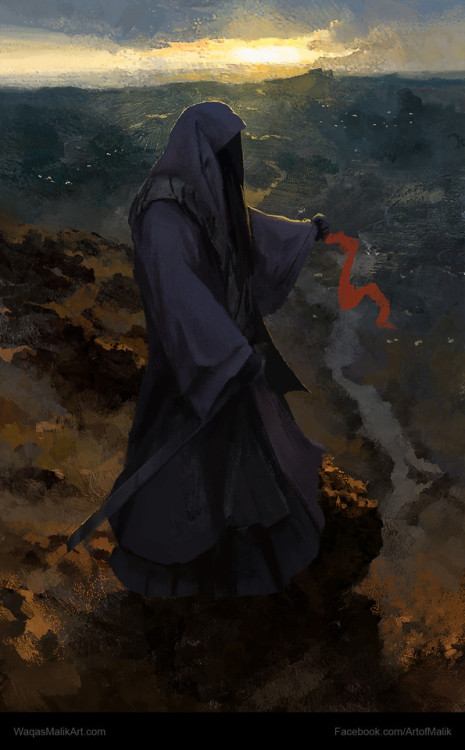 ravenkult: Niqabi Warrior by waqas malik www.artstation.com/artwork/qDo8n