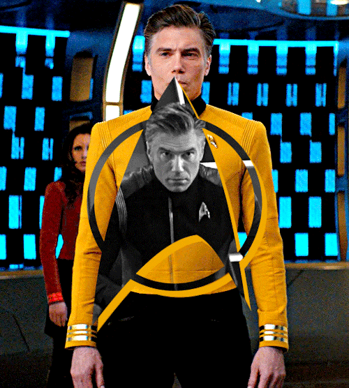 zoesaldana:Anson Mount as Captain Pike | Star Trek: Discovery happy birthday @ansonmount