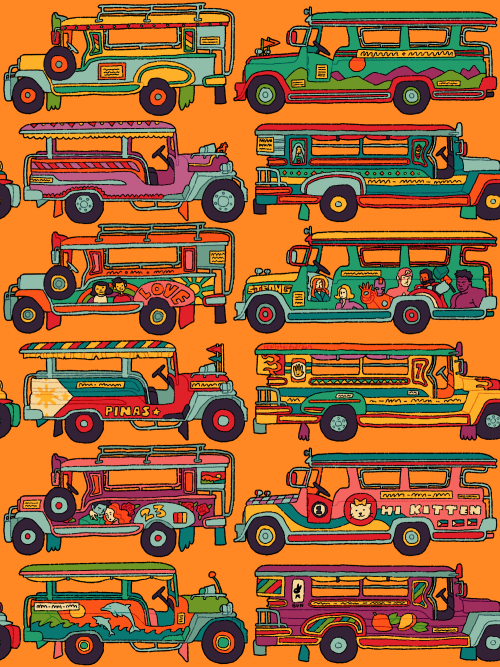 the jeepneys u see on ur way home ☀️[on redbubble!]