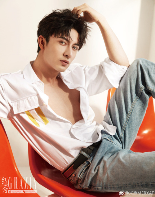wes2men: 米热 - Mi Re is photographed for Grazia magazineweibo : 米热MERXAT