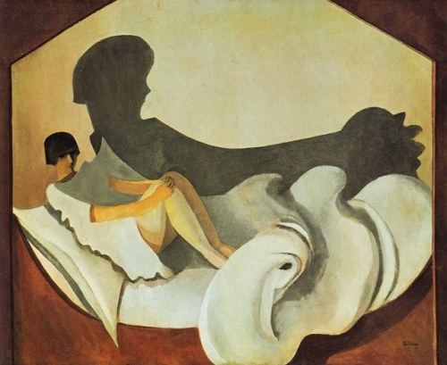 fravery: The Shadow by Per Lasson Krohg ( 1889 – 1965) Norwegian artist.