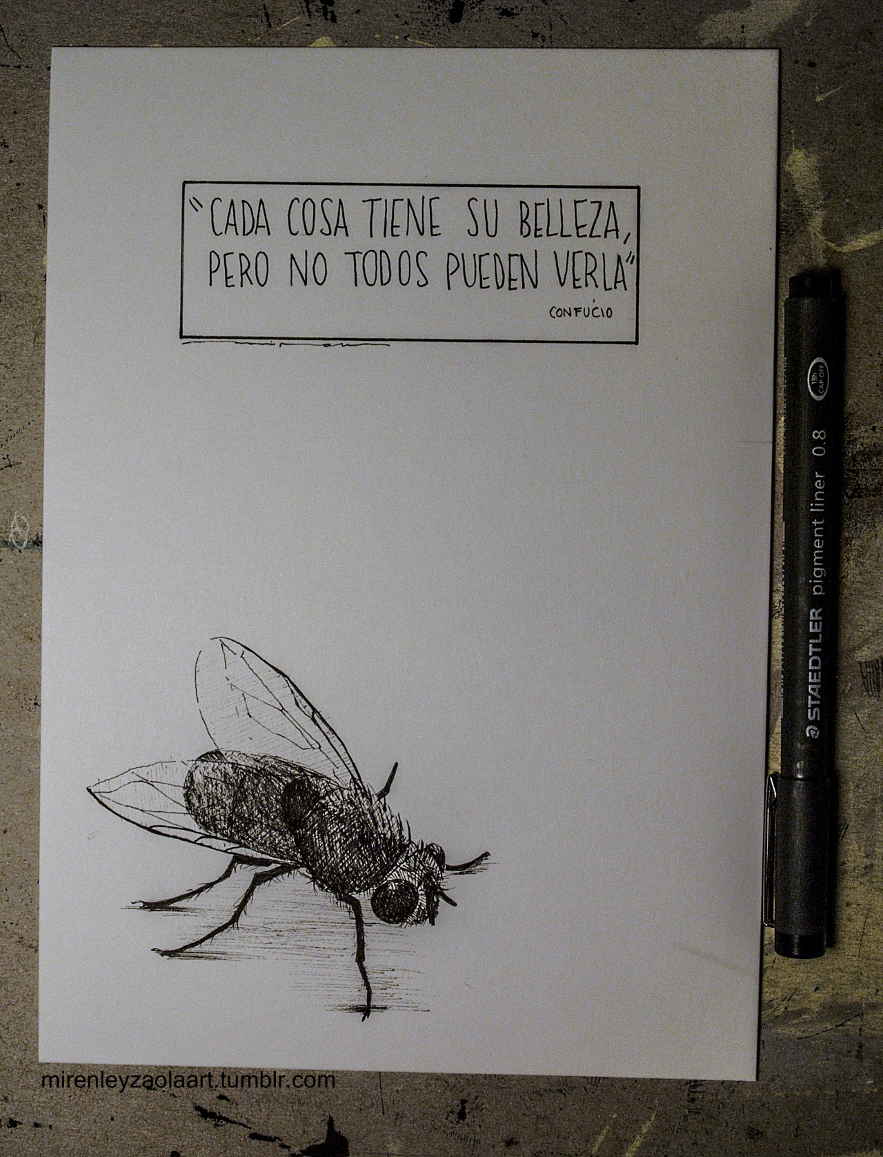 mirenleyzaolaart:  DIA-21 #inktober #inktober2014